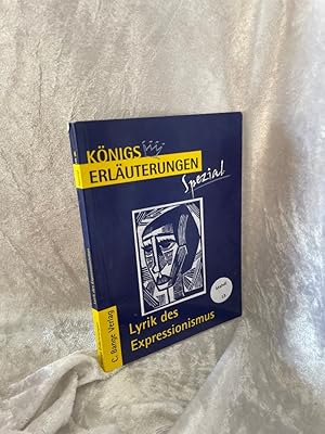 Bild des Verkufers fr Knigs Erluterungen Spezial: Lyrik des Expressionismus Interpretationen zu wichtigen Werken der Epoche zum Verkauf von Antiquariat Jochen Mohr -Books and Mohr-