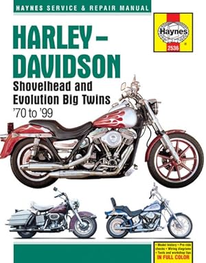 Immagine del venditore per Haynes Harley-Davidson Shovelhead and Evolution Big Twins '70 to '99 Service and Repair Manual venduto da GreatBookPricesUK