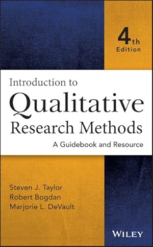 Seller image for Introduction to Qualitative Research Methods : A Guidebook and Resource for sale by GreatBookPrices