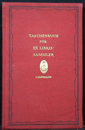 Imagen del vendedor de Taschenbuch fr Exlibris-Sammler. 1. Jahrgang. a la venta por Antiquariat  Braun