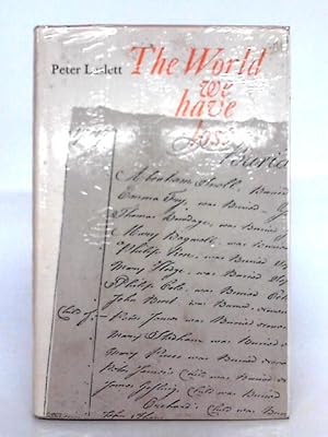 Imagen del vendedor de The World We Have Lost a la venta por World of Rare Books