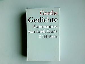 Image du vendeur pour Gedichte. Goethe. Hrsg. u. kommentiert von Erich Trunz mis en vente par Antiquariat Buchhandel Daniel Viertel