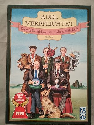 FX Schmid 712238: Adel Verpflichtet (Holzspielsteine)[Gesellschaftsspiel]. Spiel des Jahres 1990!...