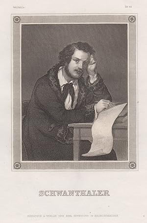 Bild des Verk�ufers f�r Franz Jakob Schwanthaler (Ried 02. 08. 1760 - 04. 12. 1820 M�nchen). Dt. Bildhauer. Brustbild,. zum Verkauf von Antiquariat Clemens Paulusch GmbH