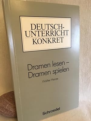 Bild des Verkufers fr Dramen lesen - Dramen spielen: Dramentexte in der Sekundarstufe I. (= Deutschunterricht konkret). zum Verkauf von Versandantiquariat Waffel-Schrder