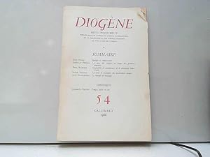 Image du vendeur pour Diogne No. 54, Avril-Juin 1966 mis en vente par JLG_livres anciens et modernes