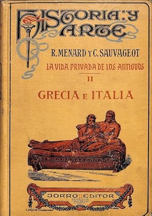 Immagine del venditore per LA VIDA PRIVADA DE LOS ANTIGUOS. TOMO II: GRECIA E ITALIA. venduto da Librera Smile Books