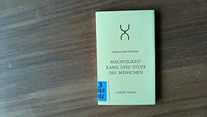 Seller image for Mchtigkeit, Rang und Stufe des Menschen. for sale by Antiquariat Bookfarm