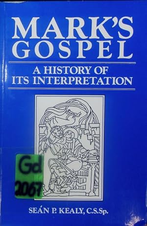 Immagine del venditore per Mark's gospel. A history of its interpretation. venduto da Antiquariat Bookfarm
