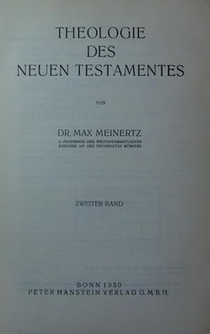 Seller image for Theologie des Neuen Testamentes ; 2. for sale by Antiquariat Bookfarm
