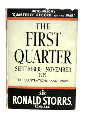 Seller image for A Record Of The War: The First Quarter September-November 1939 for sale by World of Rare Books