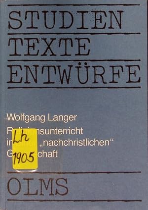 Seller image for Religionsunterricht in einer 'nachchristlichen' Gesellschaft. for sale by Antiquariat Bookfarm
