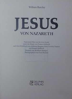 Imagen del vendedor de Jesus von Nazareth. a la venta por Antiquariat Bookfarm