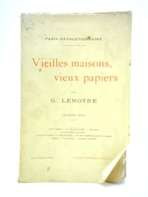 Bild des Verkufers fr Vieilles Maisons Vieux Papiers Troisieme Serie zum Verkauf von World of Rare Books