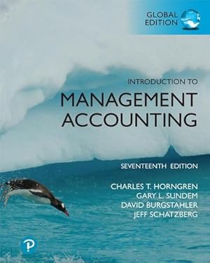 Bild des Verkufers fr Introduction to Management Accounting, Global Edition zum Verkauf von AHA-BUCH GmbH