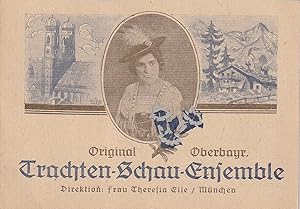 Imagen del vendedor de Programmheft ORIGINAL OBERBAYR. TRACHEN-SCHAU-ENSEMBLE Theresia Elle ca. 1955 a la venta por Programmhefte24 Schauspiel und Musiktheater der letzten 150 Jahre