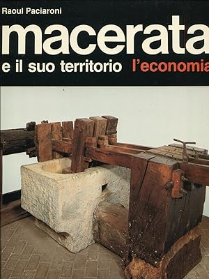 Bild des Verkufers fr Macerata e il suo territorio. L'economia zum Verkauf von Studio Bibliografico Marini