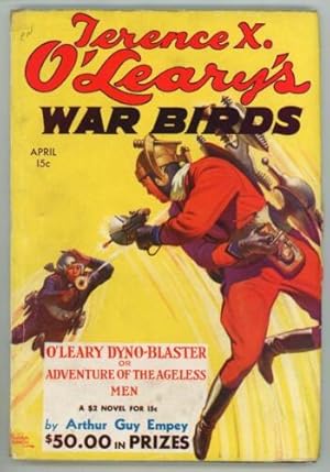 Terrance X. O'Leary's War Birds Apr 1935 Wild Belarski Sci-Fi jet pack cover