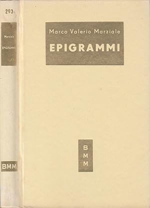 Bild des Verkufers fr Epigrammi zum Verkauf von Biblioteca di Babele