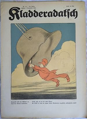 Seller image for Kladderadatsch, 3. November 1929. (82. Jahrang, Nr.28) for sale by Versandantiquariat Karin Dykes