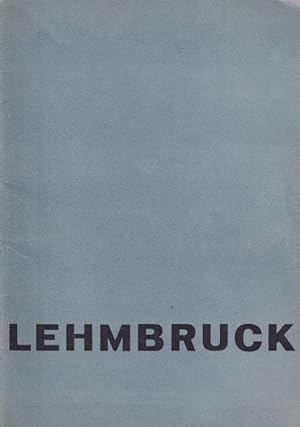 Seller image for Lehmbruck for sale by Clivia Mueller