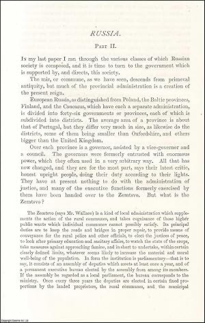 Seller image for Russia (Part 2. concluded). An original article from the Nineteenth Century Magazine, 1877. for sale by Cosmo Books