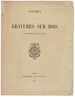 Spécimen de gravures sur bois. (Extrait des trois regnes de la nature, edités par L. Curmer)