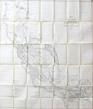 Map of public surveys in California to accompany report of Surveyor Genl. 1856