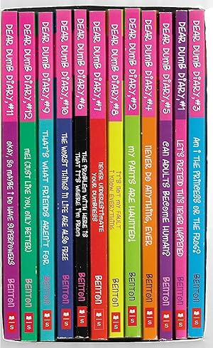 Seller image for Dear Dumb Diary, The Complete First Year - 12 Volumes Set for sale by Sabra Books