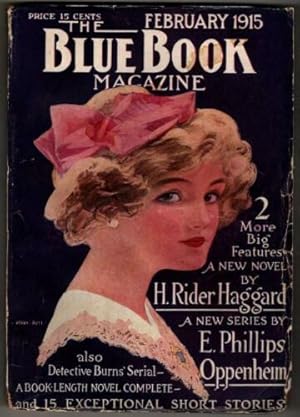 Blue Book Feb 1915 Pulp Haggard The Ivory Child; First app. of H. Bedford Jones