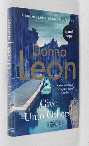 Give Unto Others; A Commissario Brunetti Mystery