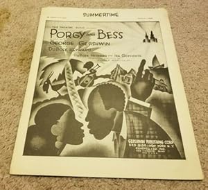 Sheet Music from George Gershwin's Classic Opera Porgy and Bess, 1935