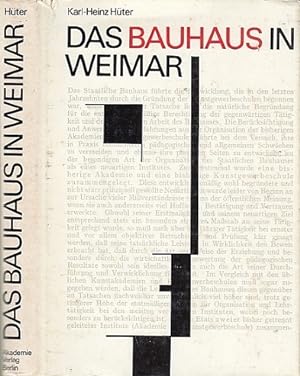 Immagine del venditore per Das Bauhaus in Weimar. Studie zur gesellschaftspolitischen Geschichte einer deutschen Kunstschule. venduto da Antiquariat an der Nikolaikirche