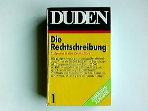 Duden "Rechtschreibung der deutschen Sprache und der Fremdwörter". hrsg. von d. Dudenred. Im Einv...