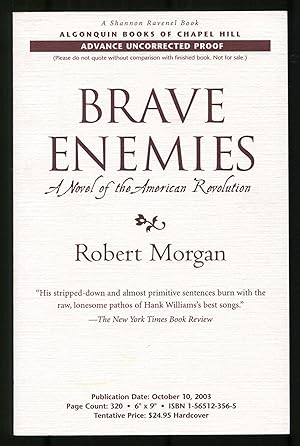 Imagen del vendedor de Brave Enemies a la venta por Between the Covers-Rare Books, Inc. ABAA