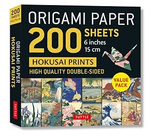 Seller image for Origami Paper 200 Sheets Hokusai Prints : Tuttle Origami Paper: Double-sided Origami Sheets Printed With 12 Different Designs - Instructions for 5 Projects Included for sale by GreatBookPrices