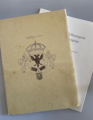 Un armorial fribourgeois de l'ancien régime. [reproduction integrale du] Ms. L 384 de la Biblioth...