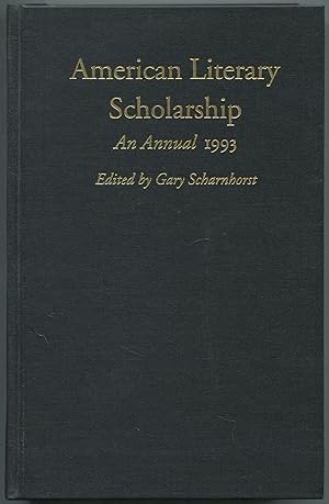 Bild des Verkufers fr American Literary Scholarship: An Annual 1993 zum Verkauf von Between the Covers-Rare Books, Inc. ABAA