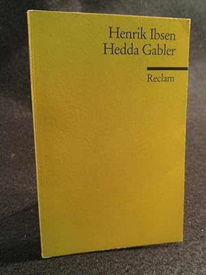 Bild des Verkufers fr Hedda Gabler. Schauspiel in vier Akten zum Verkauf von ANTIQUARIAT Franke BRUDDENBOOKS