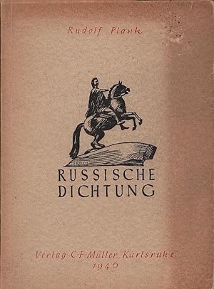 Bild des Verkufers fr Russische Dichtung : Ein Querschnitt u. bertragungen. zum Verkauf von Schrmann und Kiewning GbR