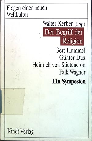 Bild des Verkufers fr Der Begriff der Religion. zum Verkauf von books4less (Versandantiquariat Petra Gros GmbH & Co. KG)
