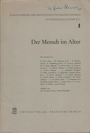 Bild des Verkufers fr Der Mensch im Alter / Schriftenreihe der Medizinisch pharmazeutischen Studiengesellschaft e.V. 1 zum Verkauf von Versandantiquariat Nussbaum