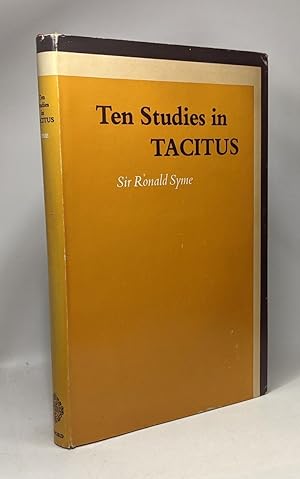 Immagine del venditore per Ten studies in Tacitus venduto da crealivres