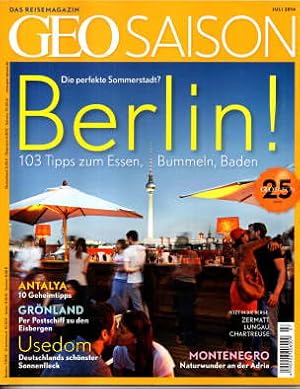 Seller image for Das Reisemagazin GEO Saison. Berlin. for sale by Leonardu