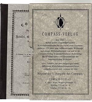 Bild des Verkufers fr Compass. Kalender und Jahrbuch fr Handel, Gwerbe und Industrie in Oesterreich 1868 zum Verkauf von Antiquariat time