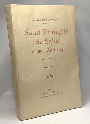 Saint Francois Sales Amities, First Edition - AbeBooks
