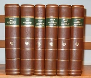 Of the Origin and Progress of Language [ Complete Set in 6 Volumes ]