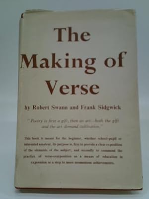 Immagine del venditore per The Making Of Verse venduto da World of Rare Books