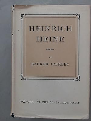 Bild des Verkufers fr Heinrich Heine: An Interpretation. zum Verkauf von Plurabelle Books Ltd
