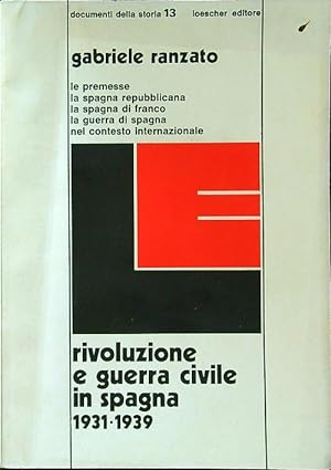 Bild des Verkufers fr Rivoluzione e guerra civile in Spagna zum Verkauf von Librodifaccia